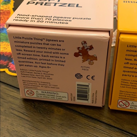 Set of 2 Mini Puzzles - Picture 4 of 4